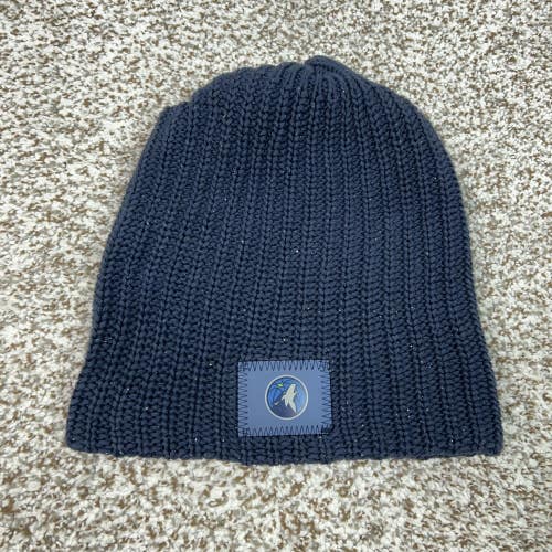 Minnesota Timberwolves Hat Beanie Mens Blue NBA Basketball Knit Winter Patch
