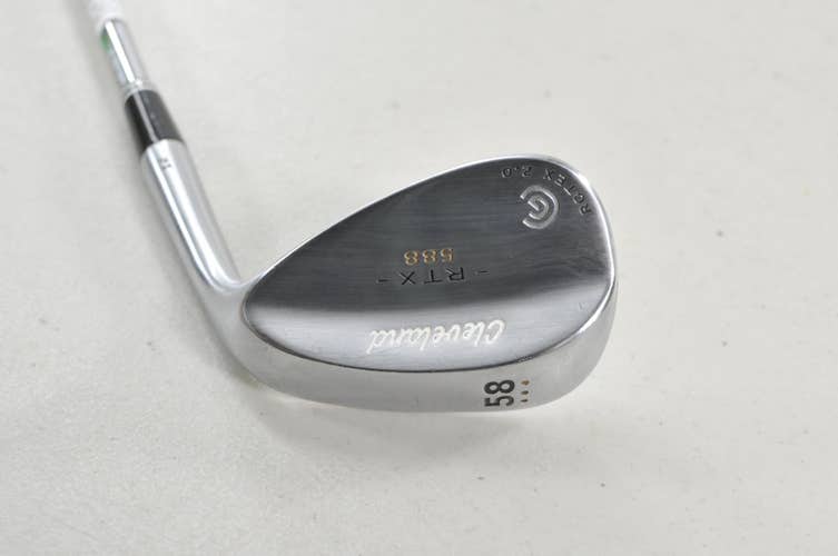 Cleveland 588 RTX 2.0 Tour Satin 58*-12 Wedge Right DG Wedge Flex Steel #226494