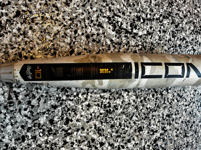 2025 Rawlings Icon Composite USSSA Certified Bat (-10) 19 oz 29" (Used - webbing on barrel)