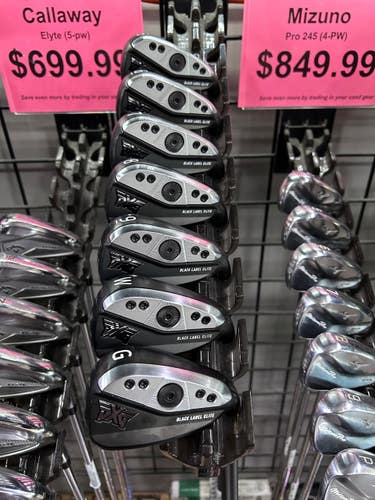 Used PXG 0311 XP GEN6 BLACK LABEL ELITE Mens Iron Set RH 5I-GW/AW 11605-S000227037