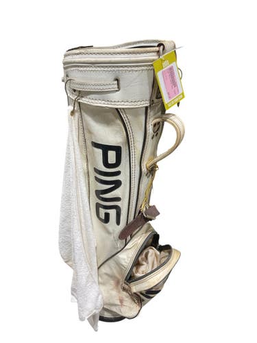 Used Ping Mens Stand Bag White 11847-S000038812