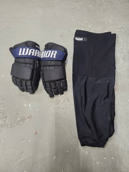 Toronto Maple Leafs Brodie Warrior AX1 13.5 gloves with socks