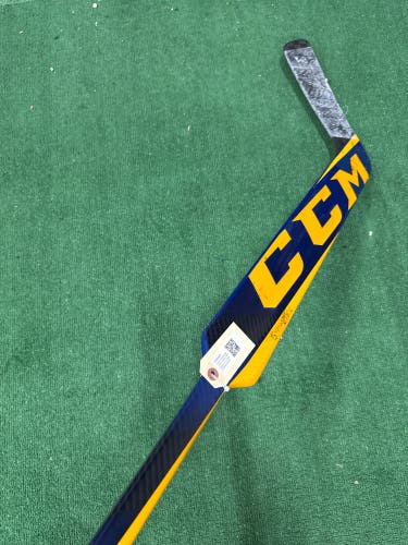Senior CCM Extreme Flex 5 Goalie Stick Regular 26" Paddle Pro Stock (Used)