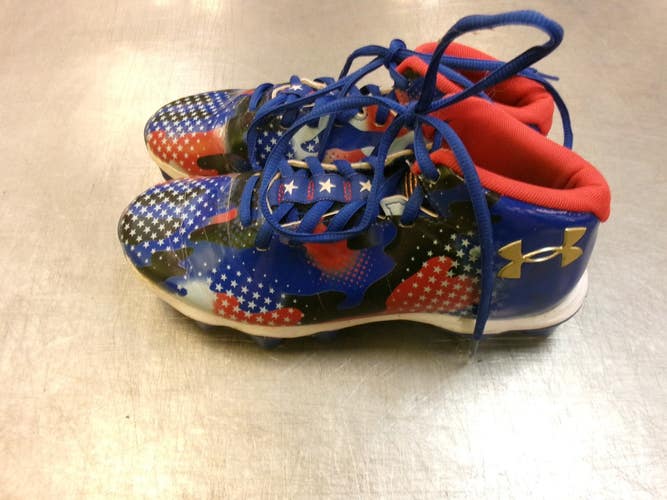 Used Under Armour BASEBALL BB/SB Cleats Royal Blue Junior 05 11339-S000206802