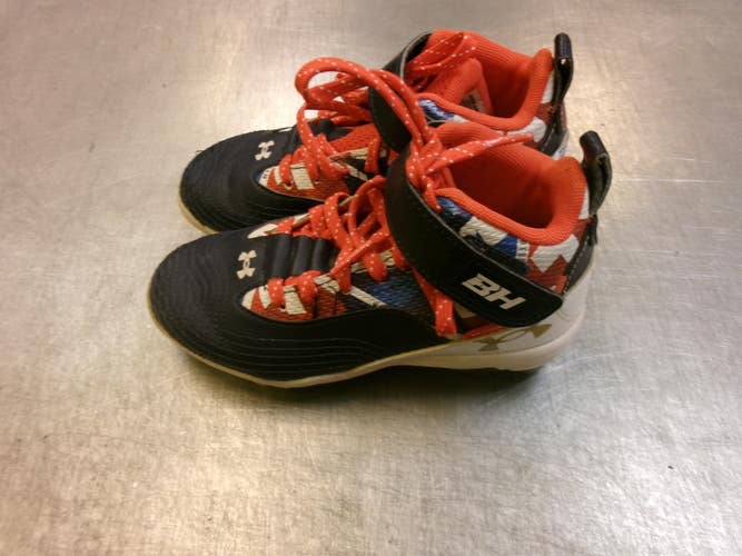 Used Under Armour BRICE HARPER BB/SB Cleats Navy Blue Youth 12.0 11339-S000206801