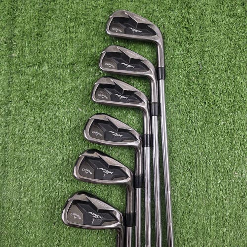 Callaway Apex Pro 19 Smoke Black Forged Iron Set 5-PW Extra Stiff X100 DG RH