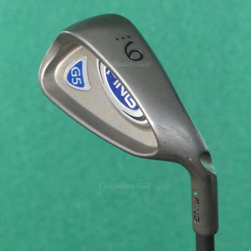 Ping G5 Green Dot Single 9 Iron Factory TFC 100I Graphite Regular