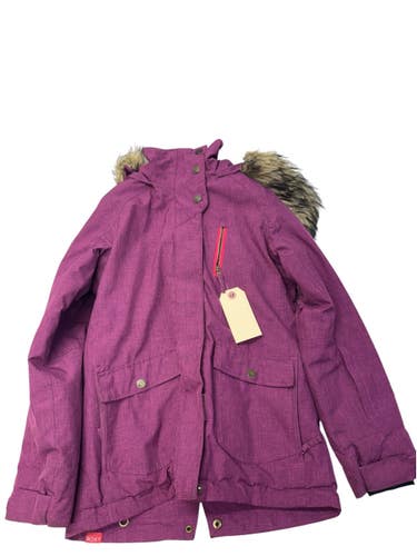 Used Roxy Outerwear Heavy Jacket Y Purple MD 11835-S000212259