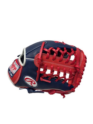 Used Rawlings GGE115MTNPT BB/SB Glove RH Throw Navy Blue And Red 11 1/2" 11835-S000212413