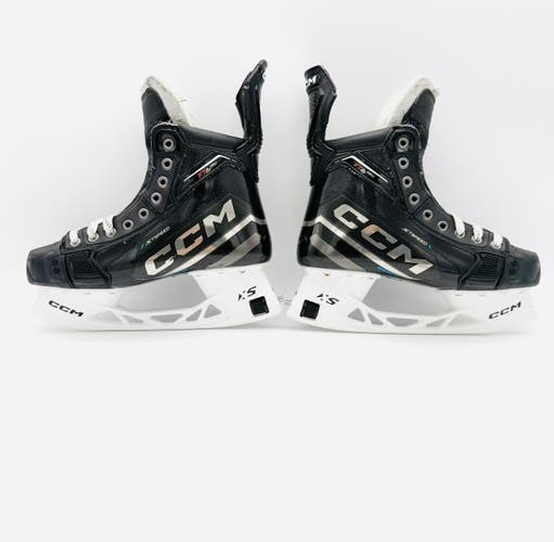 Custom Pro Stock Black CCM JetSpeed FT6 Pro Hockey Skates-6.5 D/A-255-XS Runner-No Insoles