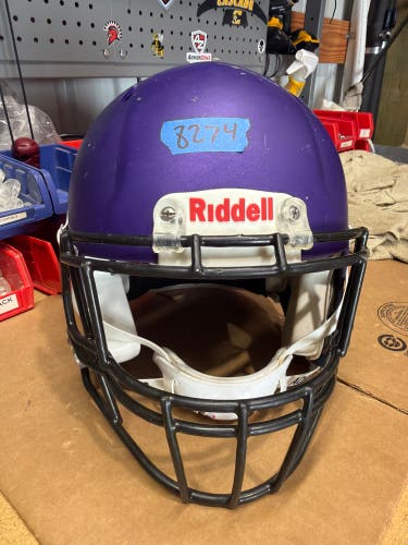 USED RIDDELL SPEED ICON ADULT HELMET - XL - FLAT METALLIC PURPLE