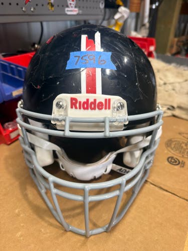 USED RIDDELL SPEED ICON ADULT HELMET - XL - FLAT BLACK