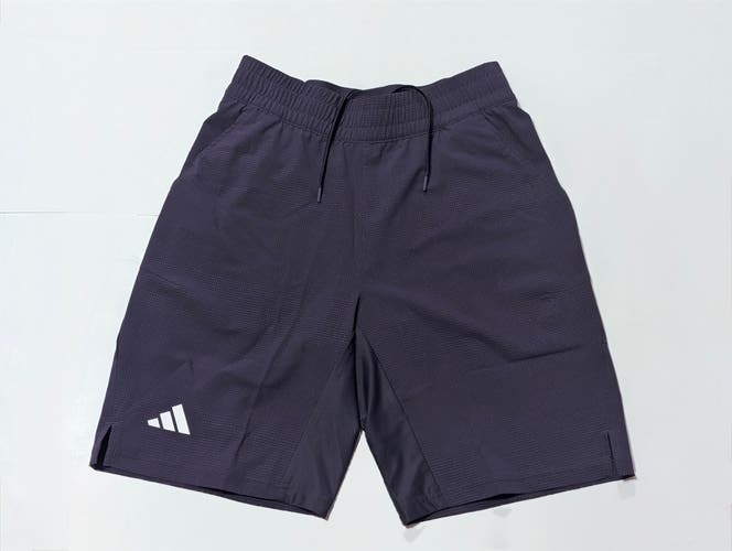 Purple Small Men's Adidas Shorts (New) adidas Gameset Men's Ergo 9-Inch Tennis Shorts KB9647