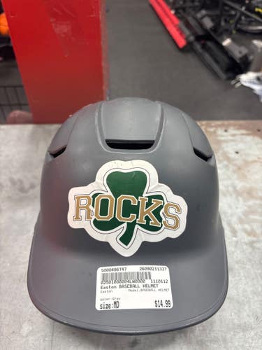 Used Easton BASEBALL HELMET Batting Helmet No Mask Grey MD 11337-S000496747