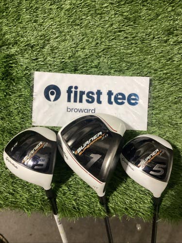 TaylorMade Burner Superfast 2.0 Fairway Woods Set 1-3-5 M-Flex Senior Graphite