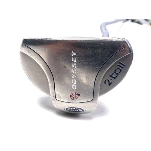 Odyssey White Steel 2-Ball Putter 34" Mens RH