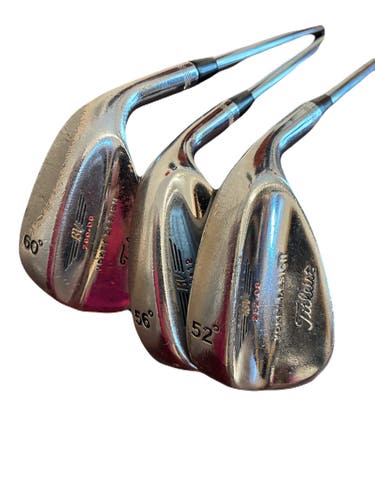 Titleist Vokey Wedge Set RH 52, 56, 60 Regular Flex (Used)