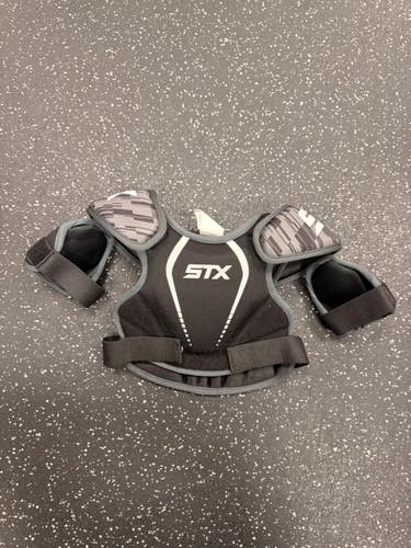 Used STX STALLION 75 Lacrosse Shoulder Pads Black XS 11849-S000044200