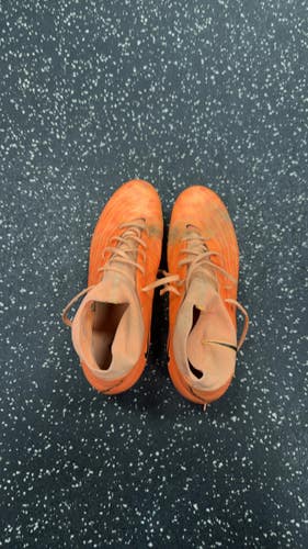 Used Nike PHANTOM Adult FB Cleats Orange Senior 9 11849-S000044203
