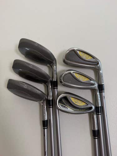 Adams Idea A3 OS Iron Set 4-PW (NO 8 IRON) Graphite Ladies Flex READ