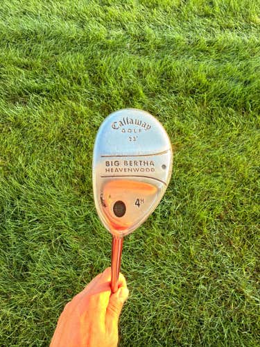 Callaway Big Bertha Heavenwood 4 Hybrid 23 RCH 75g Regular Flex LH 39.5" NICE