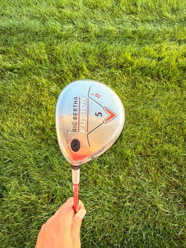 Callaway Big Bertha Fusion 5-Wood 19 Aldila NVS 55g SR Flex Lefty 41.75" NICE
