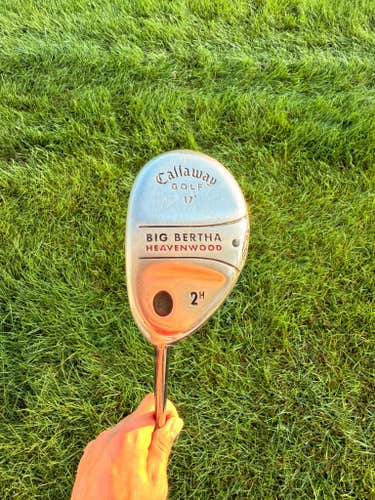 Callaway Big Bertha Heavenwood 2 Hybrid 17 RCH 75g Extra Stiff Flex LH 41" NICE