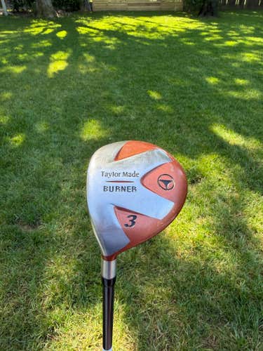 TaylorMade 1998 Burner 3-Wood Ti Bubble 2 Stiff Flex Lefty 42.75" +HC
