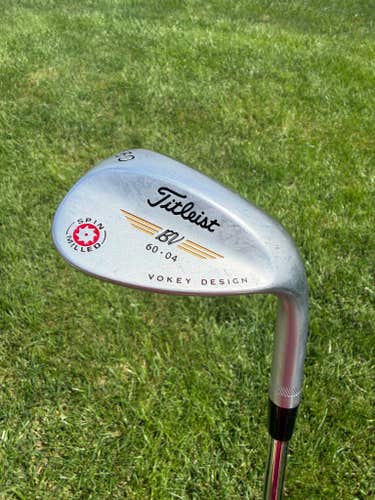 Titleist 2009 Vokey Spin Milled Chrome Lob Wedge 60 / 4 Wedge Flex 35.25" NICE