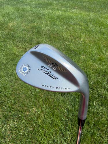 Titleist Vokey Spin Milled SM4 Chrome Lob Wedge 58 / 12 Stiff Flex 36.25" NICE