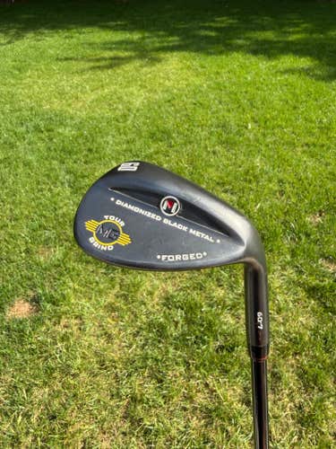 Maltby Diamonized Black Metal Tour Grind Lob Wedge 60 / 7 Wedge Flex 36" NICE
