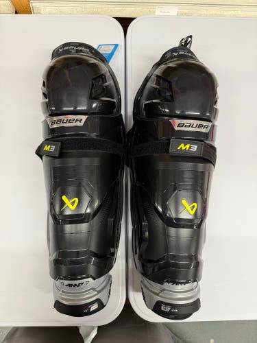 Senior Bauer Supreme M3 Shin Pads (New)