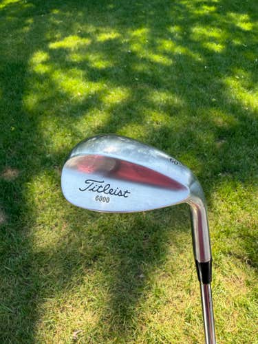Titleist Chrome Lob Wedge 60 DG S400 Stiff Flex 34" NICE