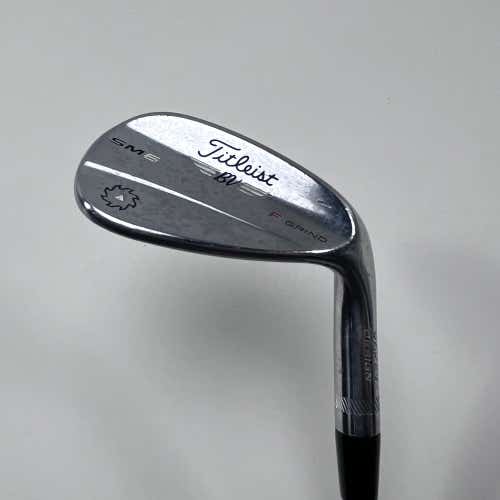 Titleist Vokey SM6 Tour Chrome Gap Wedge GW 52* 8 F-Grind DGAMT R300 Regular RH