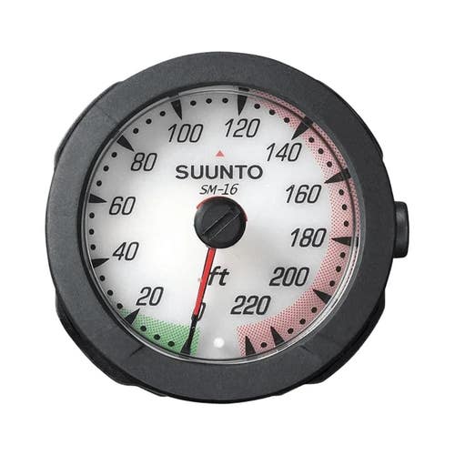Suunto 230ft SM-16 Depth Gauge Scuba Dive Puck Module + Max Depth, Adjustable