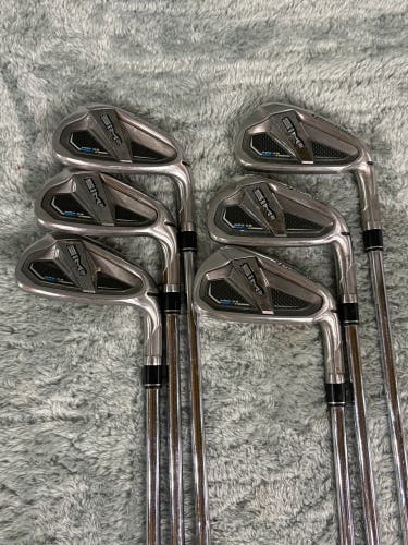 Men's TaylorMade Sim2 Max OS 5 Iron Single Irons Right Handed Stiff Flex Steel Shaft (Used)