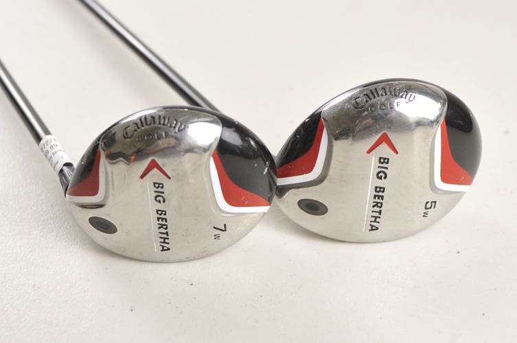 Callaway Big Bertha 2007 5 and 7 Fairway Wood Set Regular Flex Graphite #227221