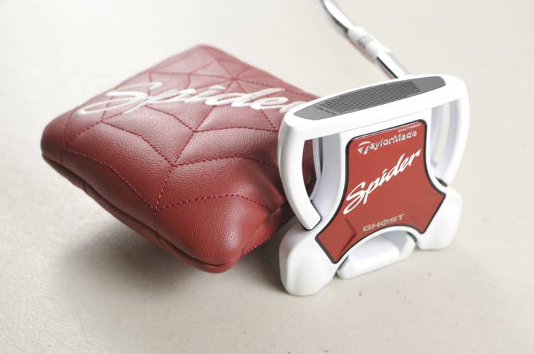TaylorMade Spider Ghost White Double Bend 2024 35" Putter RH Steel #227134