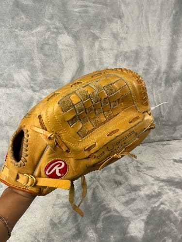 Brown Rawlings Super R RH Pitcher's Baseball Glove 13" (Used)