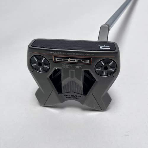 Cobra 3D Printed Agera RS-30 2024 Putter 34.5" Superstroke Pistol 1.0 Mens RH