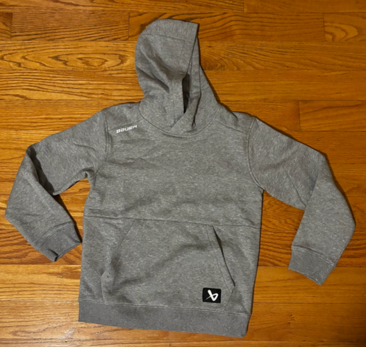Bauer Ultimate Hoodie Youth Small Gray New