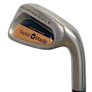 TaylorMade Firesole 7 Iron Men's RH S-90 Rifle Stiff Steel 37" New Midsize Grip
