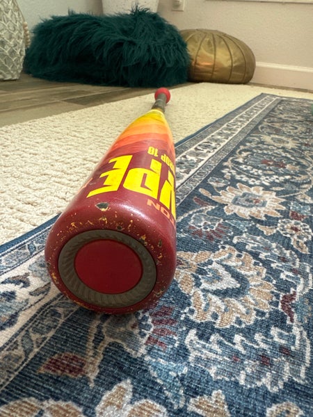 Bundle of Rawlings Icon Composite USSSA Certified Bat (-10) (Used) and hype fire 29”