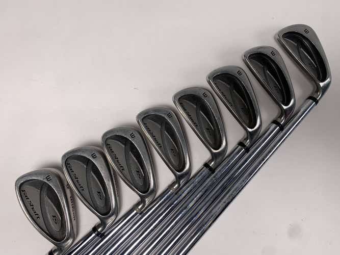 Wilson Fat shaft Iron Set 3-PW FatShaft Stiff Steel Mens RH