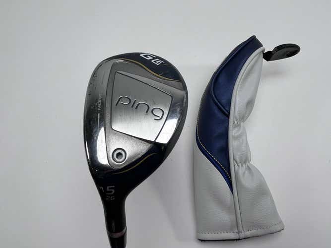 LEFTY Ping G LE 3 5 Hybrid 26* ULT 250 Ladies Graphite Womens LH Undersize Grip