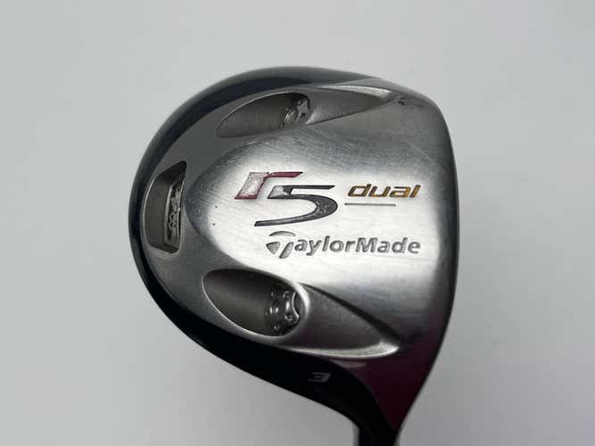 TaylorMade R5 Dual 3 Fairway Wood 15* MAS2 55g Stiff Graphite Mens RH