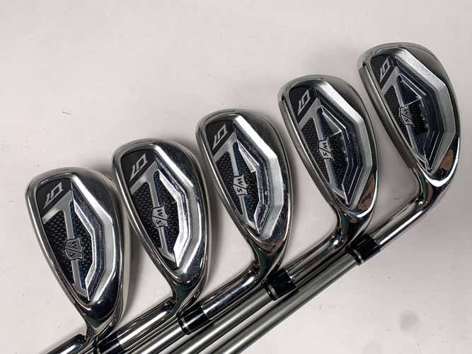 Wilson D7 Iron Set 7-PW+GW UST Mamiya Recoil 460 Stiff Graphite Mens RH