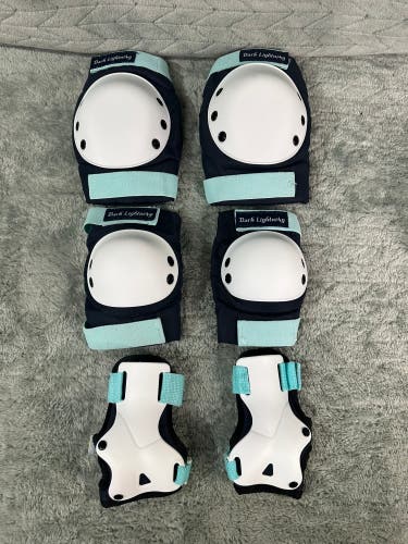 Black Senior Shock Doctor Neck Guards, Wrist Guards, Padded Shirts & Other (Used)
