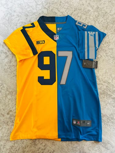Aiden Hutchinson Split Football Jersey (New)Mens Large