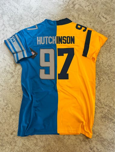 Aiden Hutchinson Split Football Jersey (New)Mens X-Large
